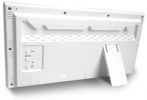 Ceas digital Lavvu LCX0010 controlat prin semnalradio Modig, alb