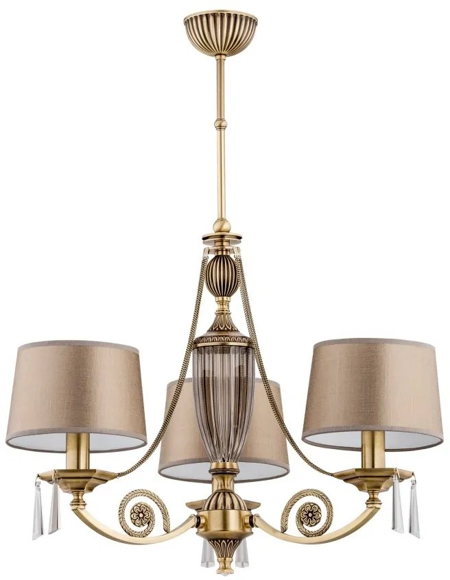 Candelabru 3 brate design clasic cristal Asfour Monza