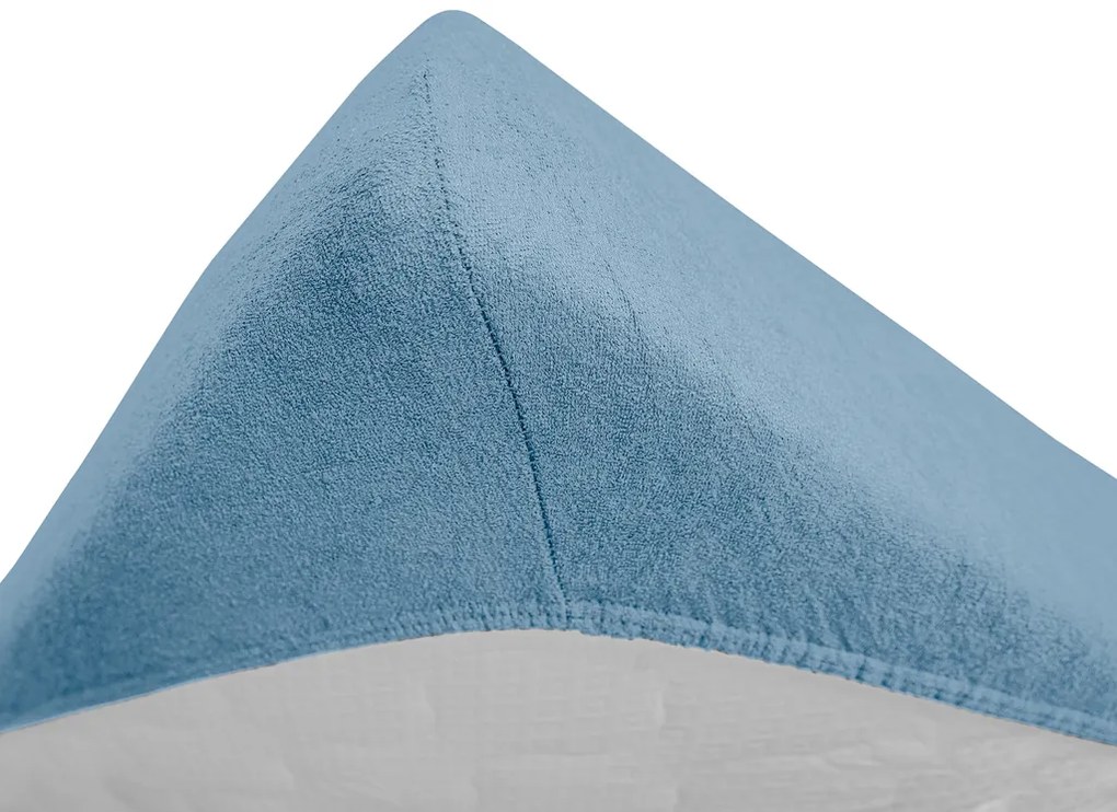 Cearsaf Frotir pentru patut 60x120 cm Albastru