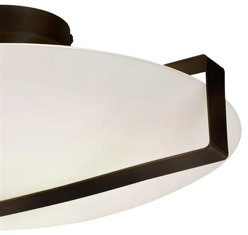 Plafoniera, Lustra aplicata moderna Sundial negru