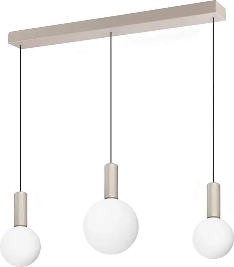 Ideal Lux - Lustră LED suspendată cu cablu ODEON LED/20W/230V CRI 90 bej/alb