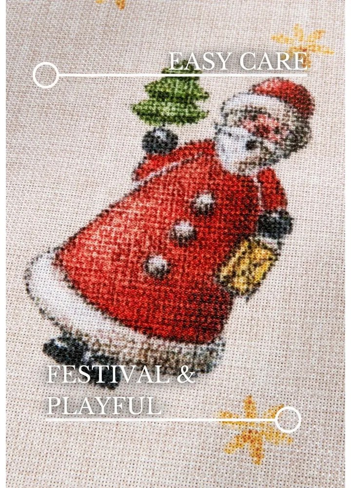 Covor roșu rotund ø 150 cm cu model de Crăciun Red Christmas – Villeroy&amp;Boch