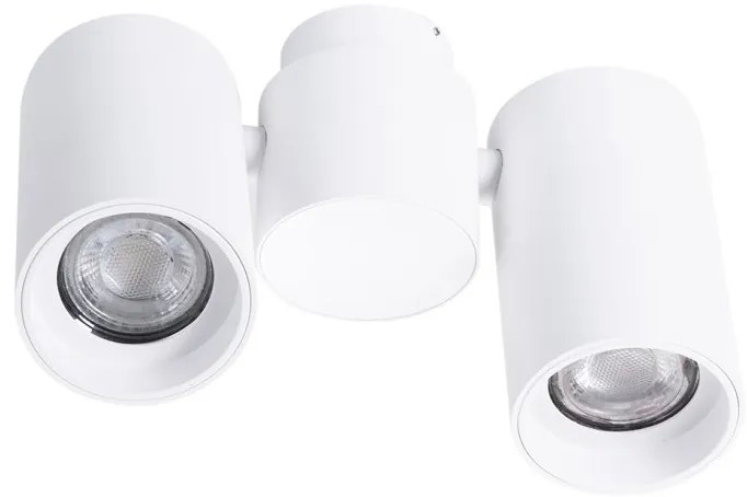 Spot modern directionabil aplicat tavan/plafon MAKALU 2 GU10 alb