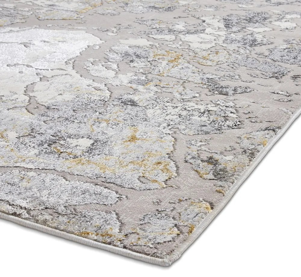 Covor gri/auriu 170x120 cm Apollo - Think Rugs