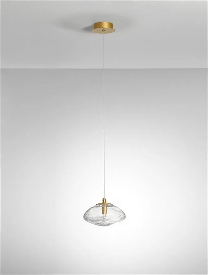 Pendul modern design decorativ KING auriu D-16cm