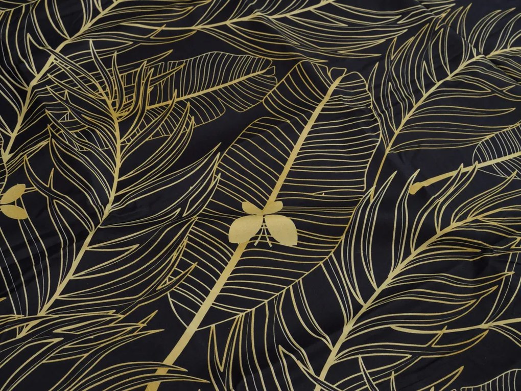 Lenjerie de pat din microfibra VISATA negru Dimensiune lenjerie de pat: 70 x 90 cm | 140 x 200 cm
