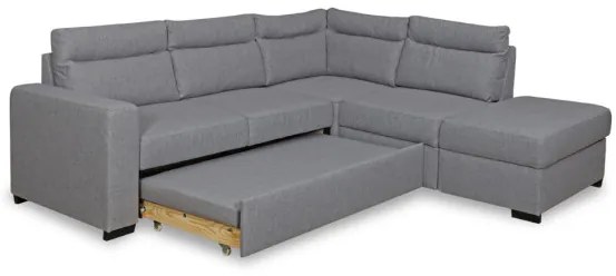 Coltar ext. Itaca otoman dreapta, Gri, 2340 x 2130 x 880 mm.