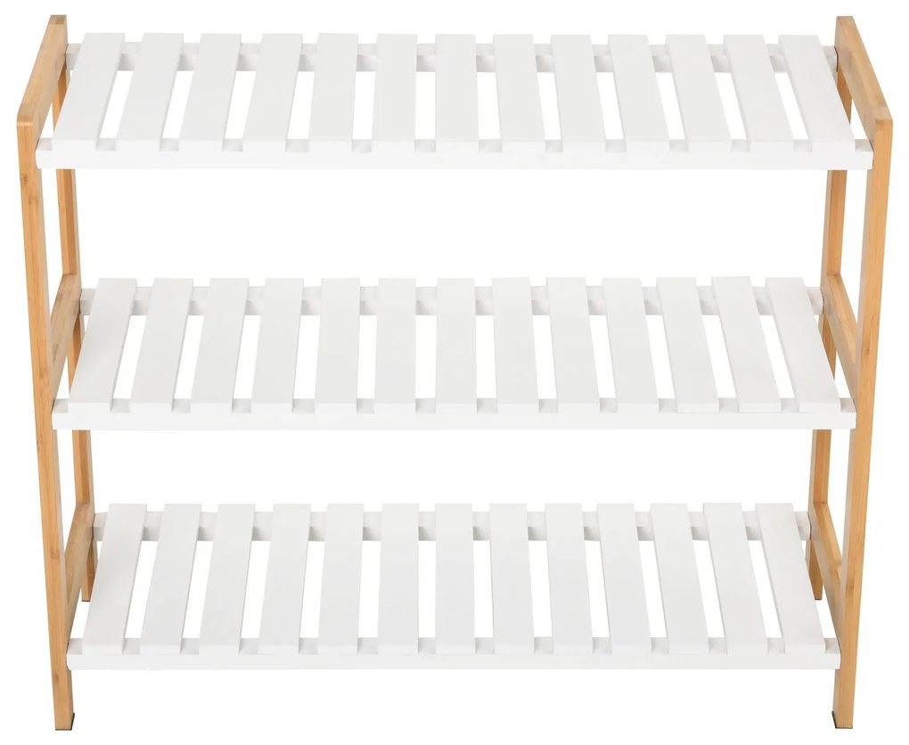 HomCom suport pentru pantofi, cu 3 rafturi, 70x26x57,5 cm | AOSOM RO