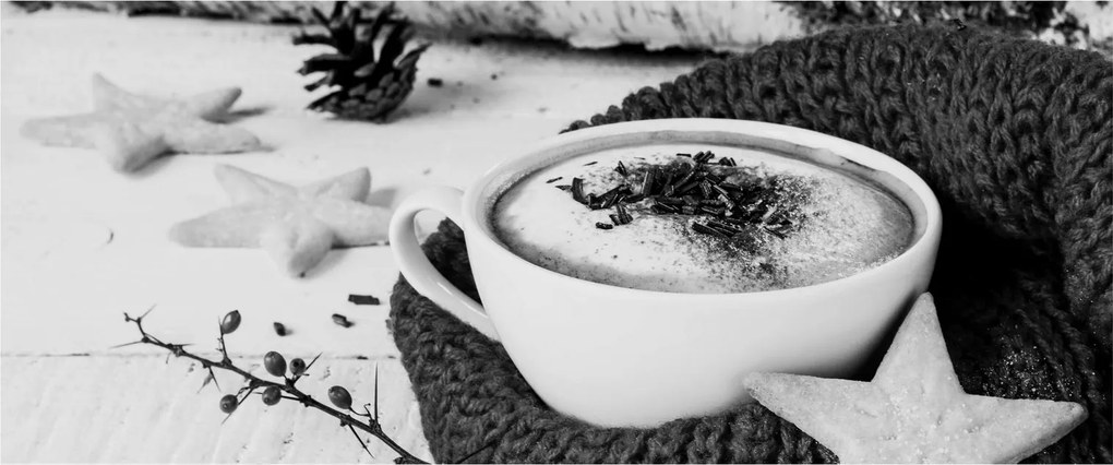 Tablou - Cappuccino de iarnă (120x50 cm)