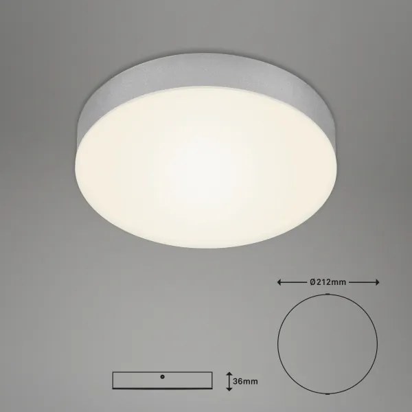 Plafonieră LED FLAME LED/16W/230V argintiu Briloner 7065-014
