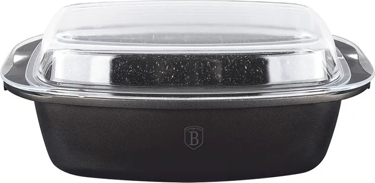 Oala marmorata pentru cuptor cu capac, roaster Berlinger Haus BH 1461