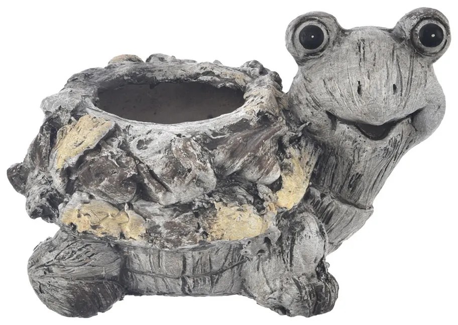 InDecor Ghiveci ceramic pentru flori broascățestoasă Ebi, 32 x 25 x 21 cm