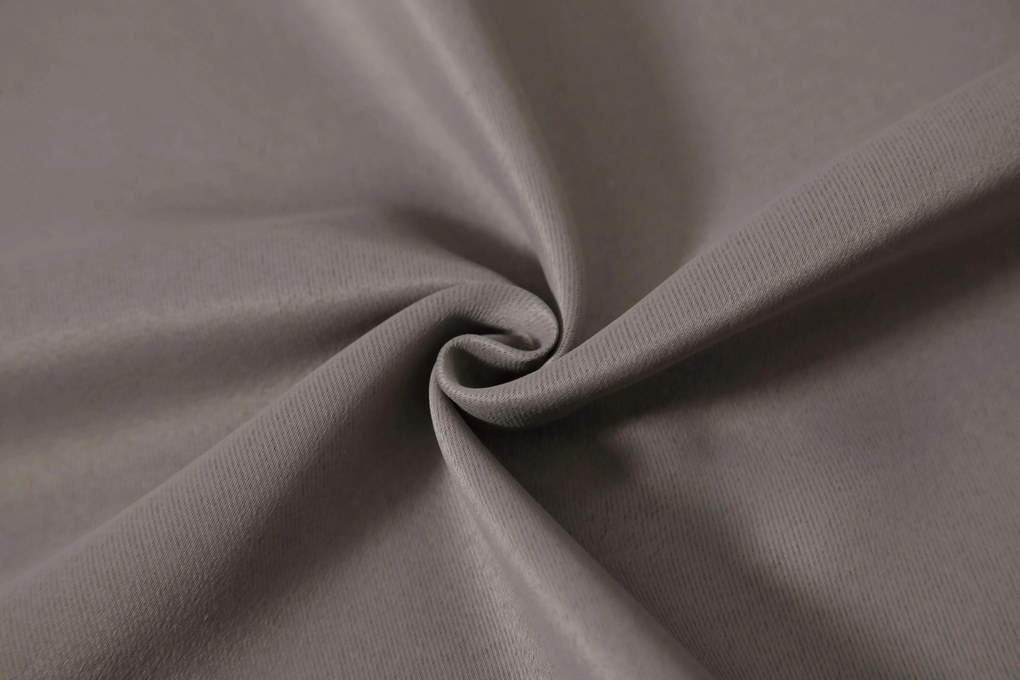 Draperie OXFORD maro-gri 140x250 cm Agatat: Inele metalice