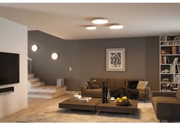 Paulmann 79897 - LED RGBW/22W plafonieră SMART VELORA cu dimmer 230V