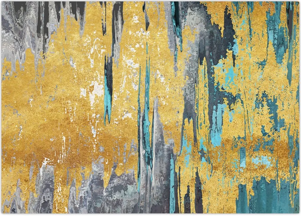 Tablou - Design auriu (70x50 cm)