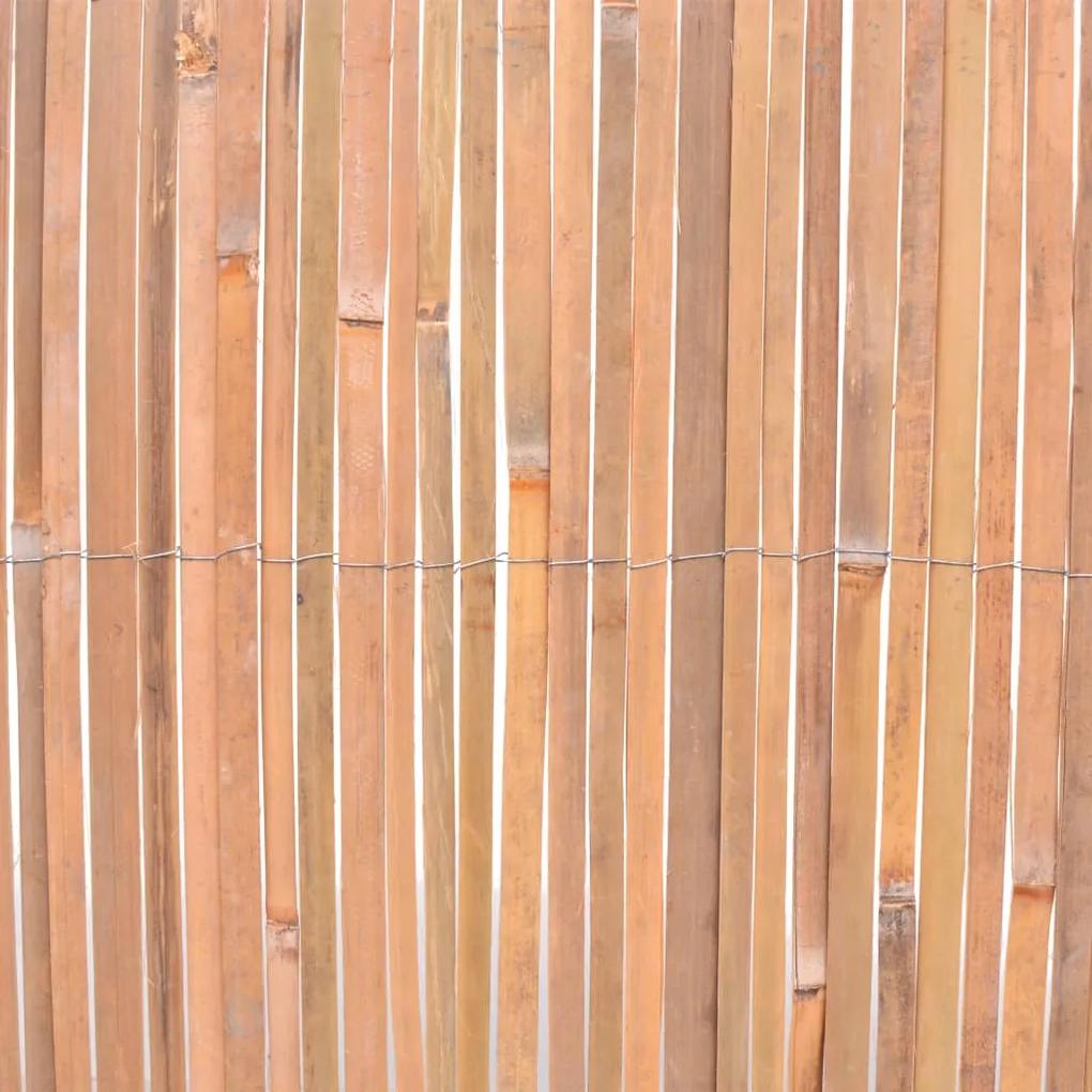 Gard din bambus, 100 x 400 cm 1, Maro, 100 x 400 cm