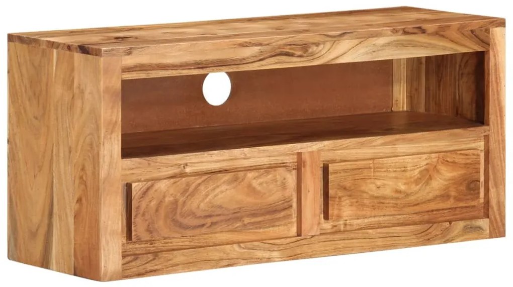 Comoda TV, 88x30x40 cm, lemn masiv de acacia 1, lemn masiv de acacia