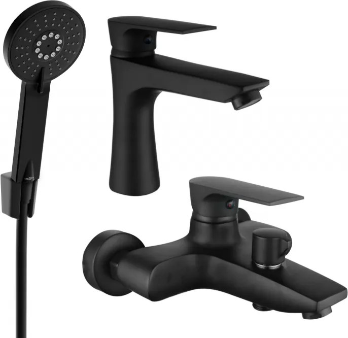 Mexen Axel R40 set pentru cadă, negru - 73803R40-70
