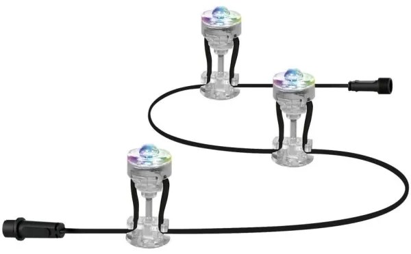 Ledvance - Set pre prelungitor exterior LED RGB SMART+ 3xLED/0,7W/230V IP65 Wi-F