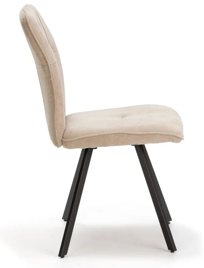 Scaune de dining bej 4 buc. Mery – Marckeric