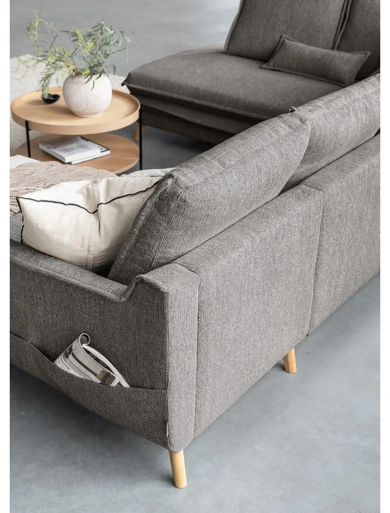 Colțar gri extensibil (cu colț pe partea stângă /în formă de "U") Charming Charlie – Miuform