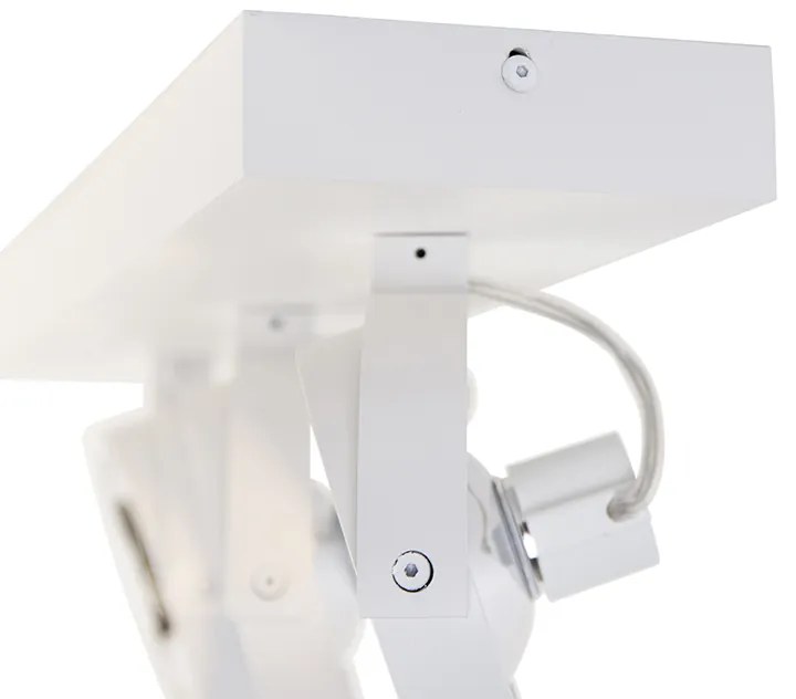 Spotlight de design alb reglabil cu 3 lumini - Go