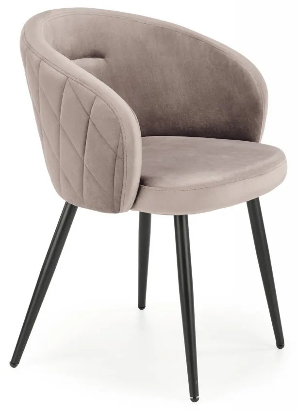 Scaun K430 velvet bej