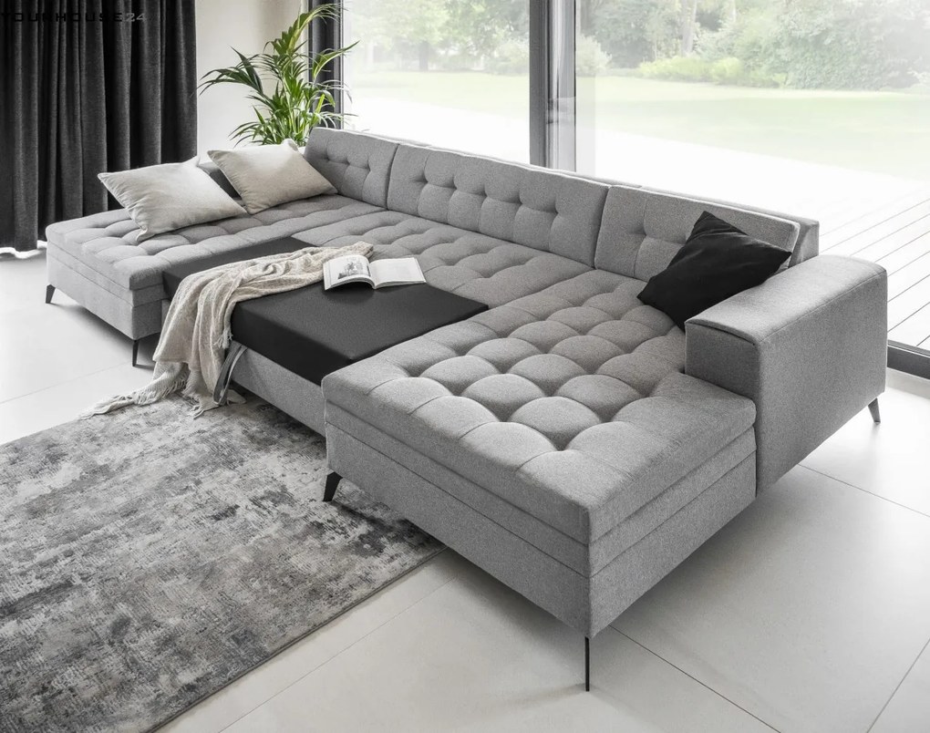 Coltar living extensibil Vertizo – L350 x l170 x h93 cm
