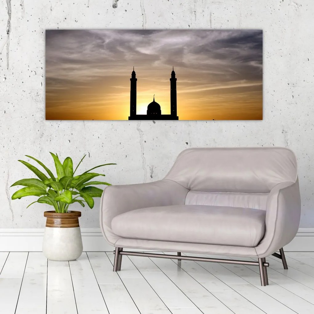 Tablou cu obiect istoric (120x50 cm)