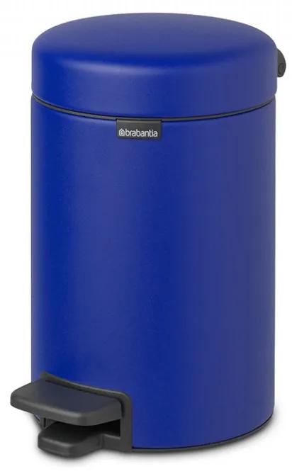 Coș de gunoi cu pedală Brabantia NewIcon 3L, Mineral Powerful Blue 1005526