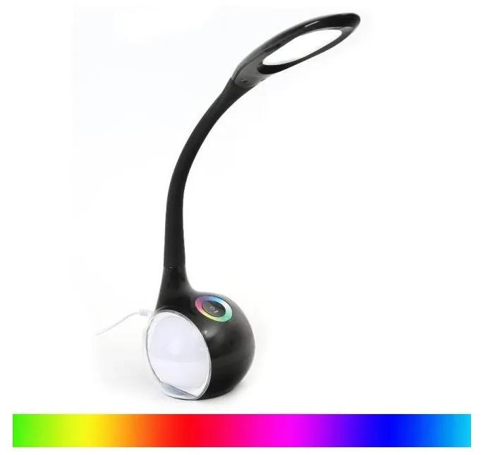 LED RGB Lampă de masă dimmabilă LED/7W/230V negru
