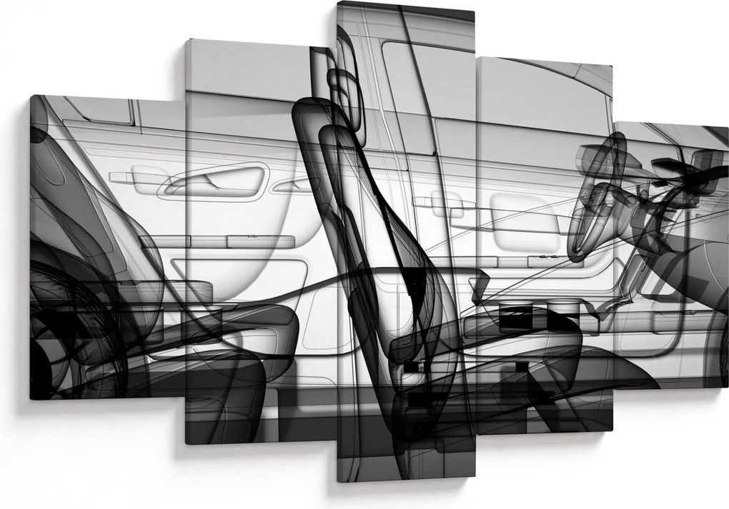 Tablou - 3D model mașina (150x105 cm)