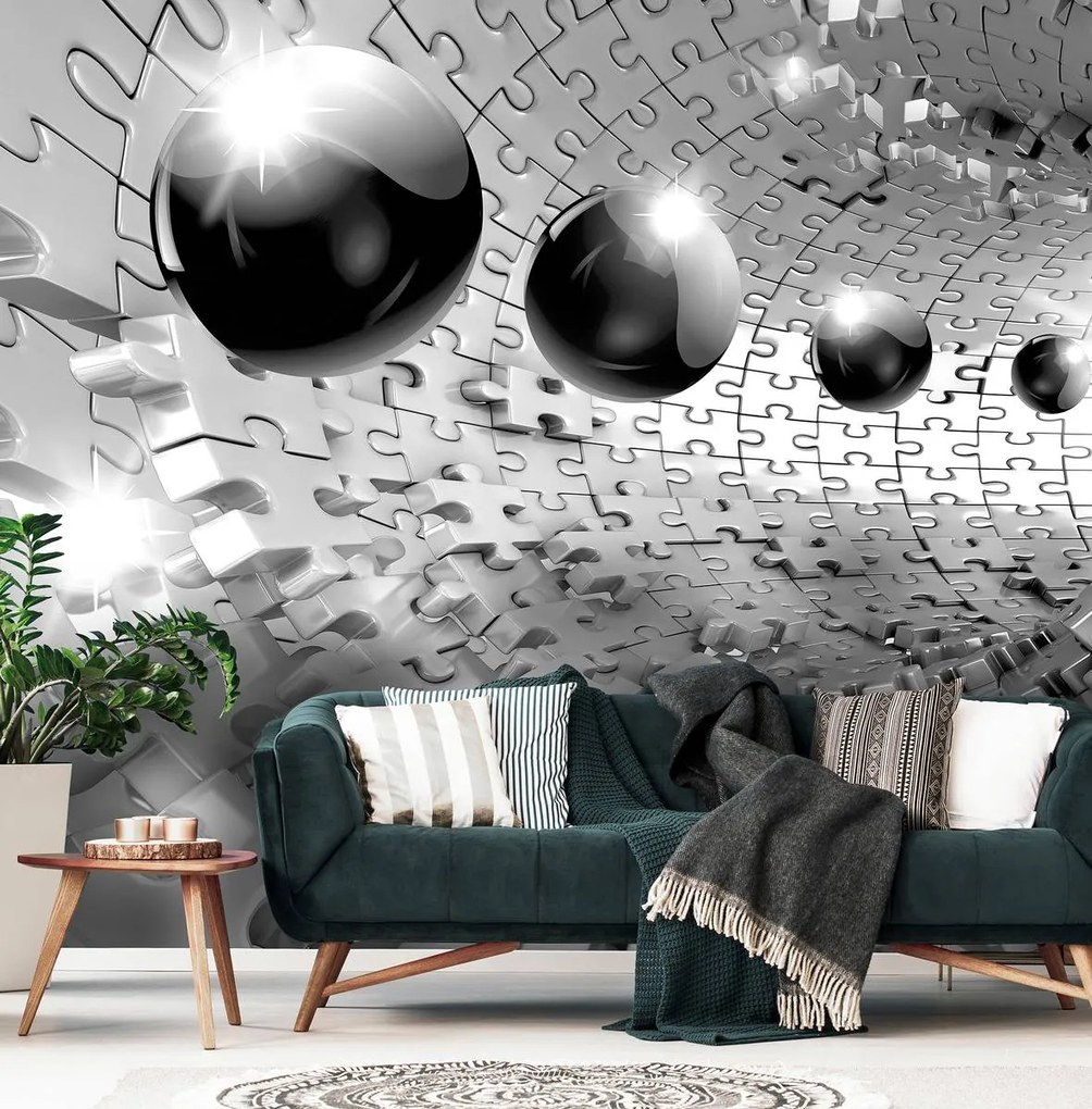 Fototapet - 3D bilă în culooare gri (152,5x104 cm)