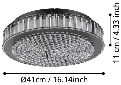 Plafonieră LED dimabilă Eglo 390248 BALPARDA LED/23,5W/230V 4000K