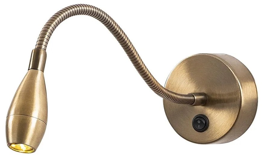 Aplică de perete aurie LED Reading – Opviq lights