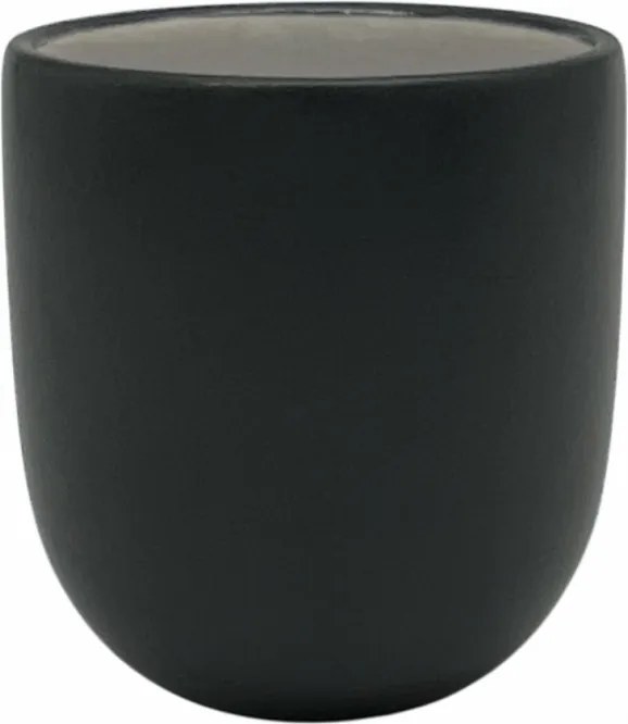 Pahar Cafea Novum Black Beauty 150ml (espresso lung cu lapte) Negru + Gri-Crem