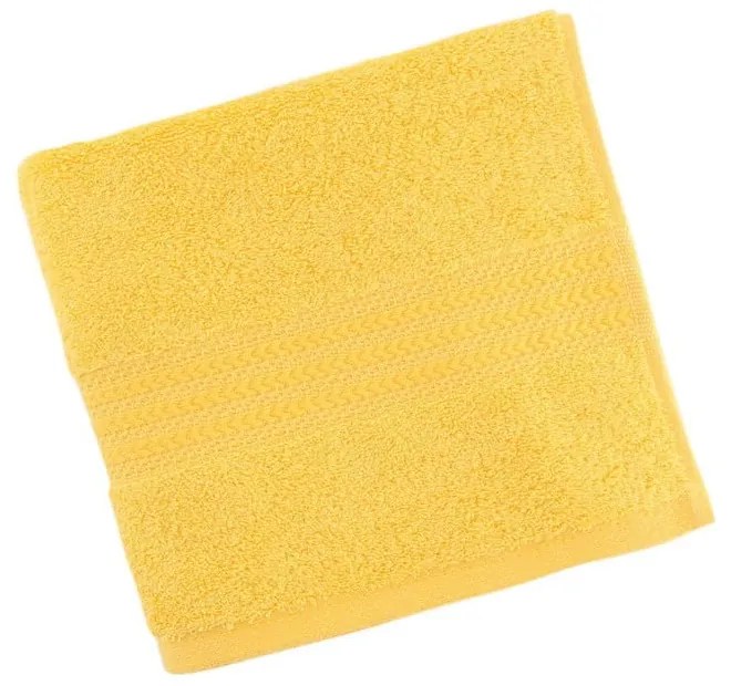 Prosop din bumbac pur Foutastic, 50 x 90 cm, galben