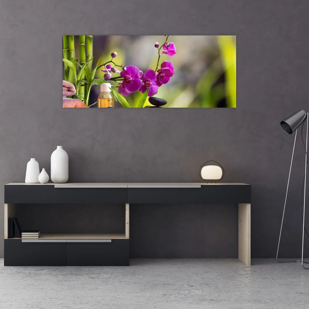 Tablou - spa and stones (120x50 cm)