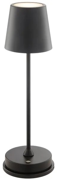 Brilliant - Lampă de masă LED ELORA, tactilă, reglabilă, reîncărcabilă, LED/2,5W/5V 2700K IP44 negru