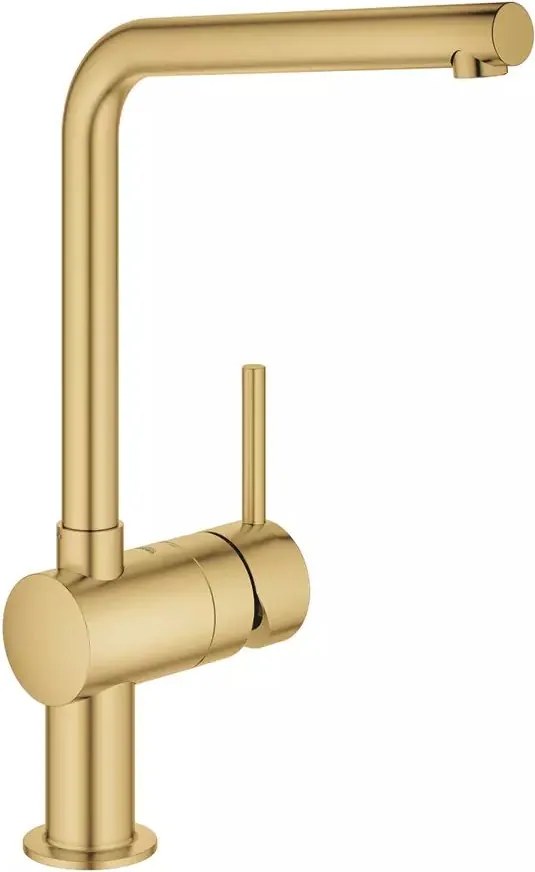 Baterie bucatarie Grohe Minta auriu periat Cool Sunrise