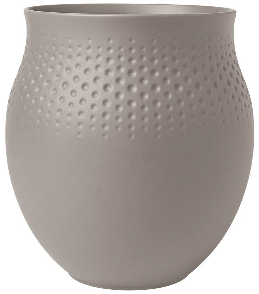 Vază Perle mare Manufacture Collier taupe, înălțime: 180 cm 16,6 cm - Villeroy & Boch