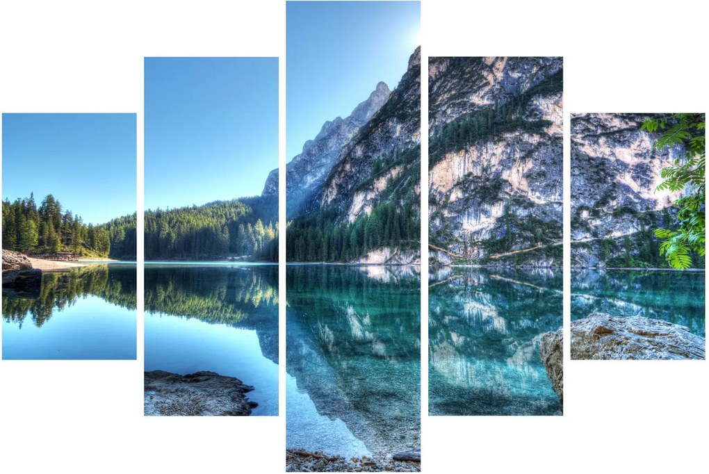Tablou - Lac montan (150x105 cm)