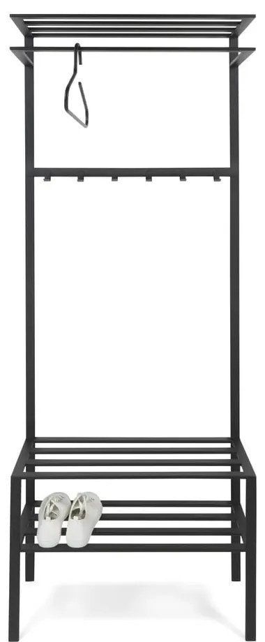 Set pentru hol negru din metal 70x178x29 cm Ivar – Spinder Design