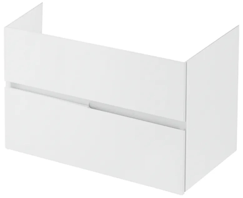 Mobiler pentru lavoar 60 cm, susupendat, alb lucios, Fluminia Toledo