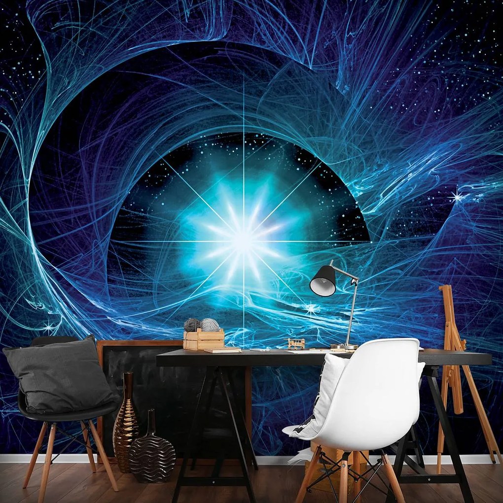 Fototapet - Supernova albastră abstractă (254x184 cm), în 8 de alte dimensiuni noi