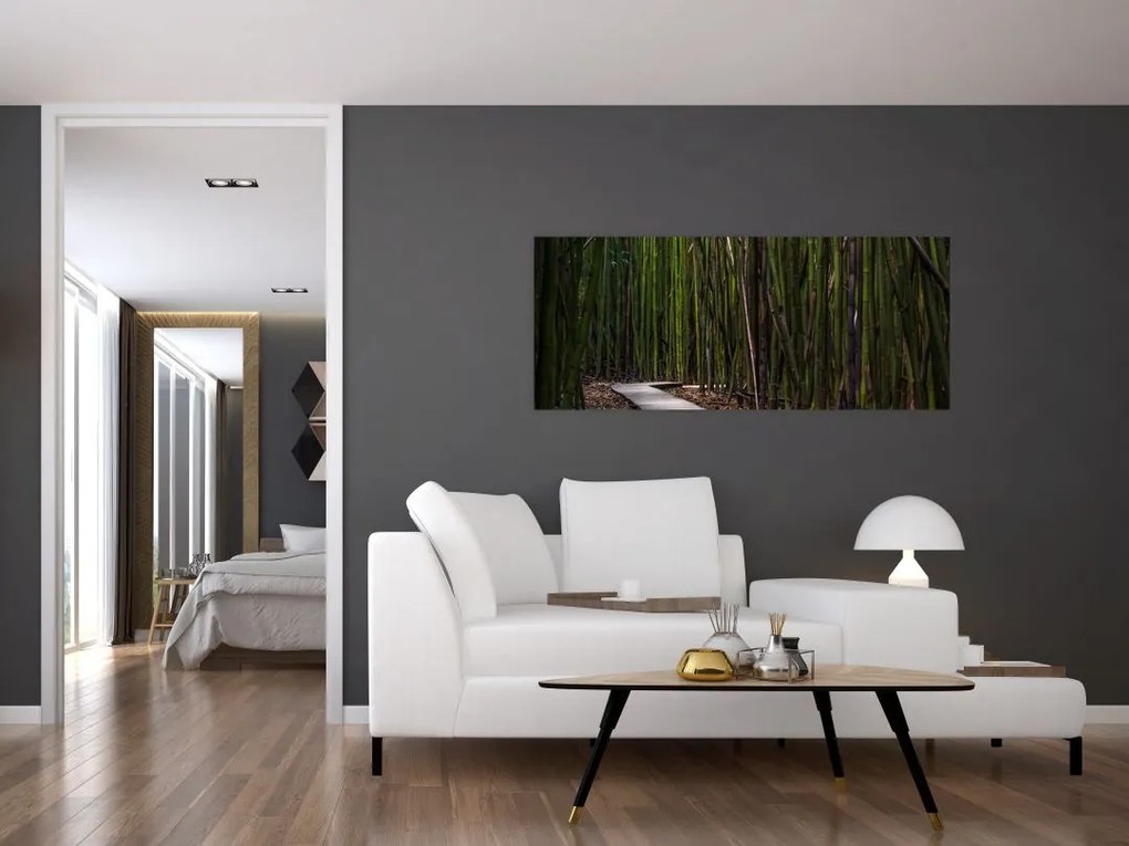 Tablou - Între bambus (120x50 cm)