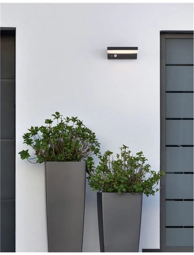 Aplica LED solara de exterior cu senzor miscare IP65 DYN