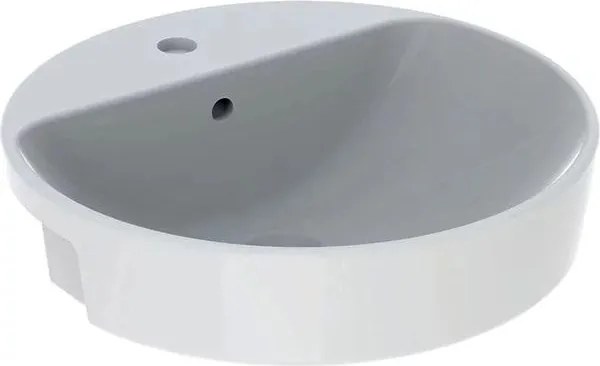 Lavoar pe blat Geberit Variform 50 cm cu orificiu baterie cu orificiu preaplin