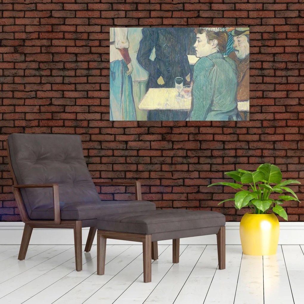 Tablou - Henri de Toulouse-Lautrec, A Corner of the Moulin de la Galette, reproducere (90x60 cm)