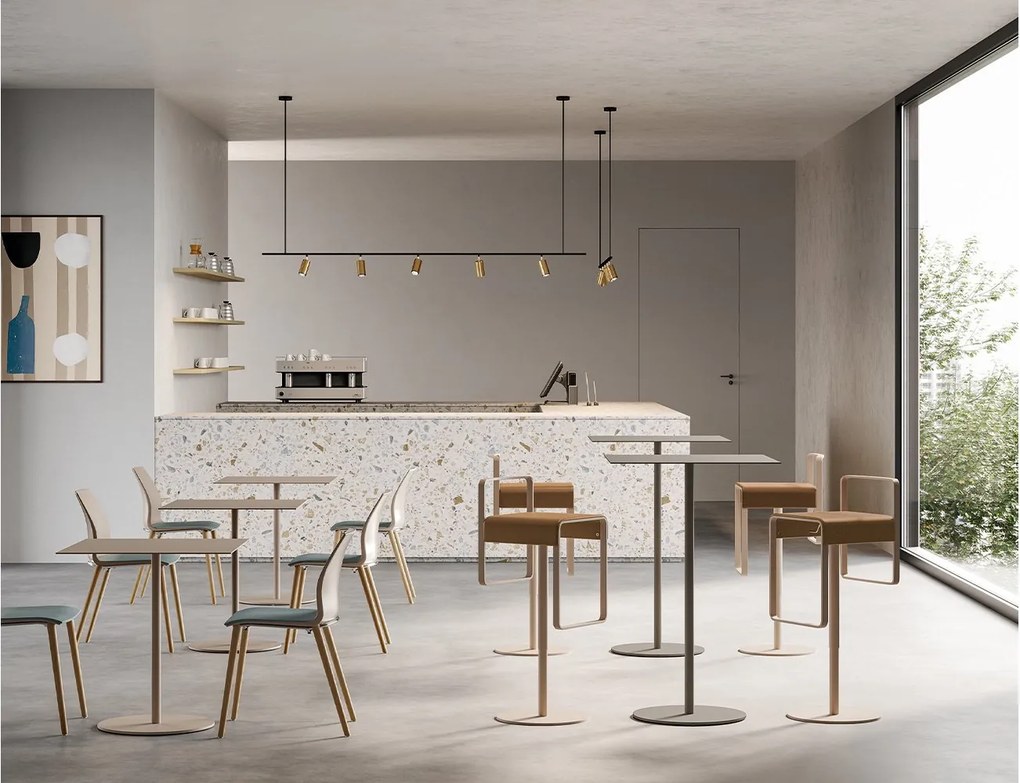 Kyro lemn masiv Stool – Taburet pivotant
